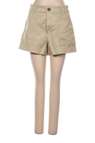 Дамски къс панталон H&M, Размер S, Цвят Бежов, 98% памук, 2% еластан, Цена 16,80 лв.