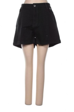 Γυναικείο κοντό παντελόνι SHEIN, Μέγεθος L, Χρώμα Μαύρο, 85% βαμβάκι, 15% πολυεστέρας, Τιμή 10,72 €