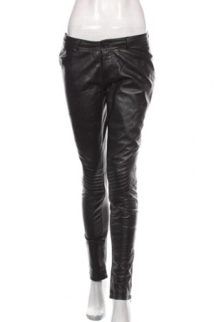 Γυναικείο παντελόνι δερμάτινο Pepe Jeans, Μέγεθος M, Χρώμα Μαύρο, Γνήσιο δέρμα, Τιμή 109,76 €