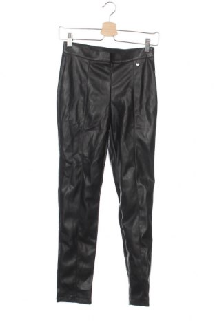 Γυναικείο παντελόνι δερμάτινο TWINSET, Μέγεθος S, Χρώμα Μαύρο, Δερματίνη, Τιμή 96,83 €