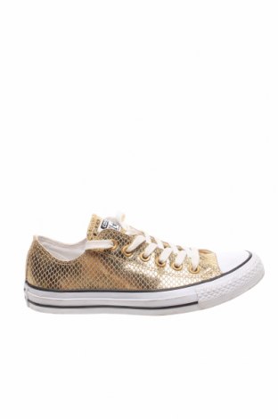 Damenschuhe Converse, Größe 37, Farbe Golden, Echtleder, Preis 49,41 €