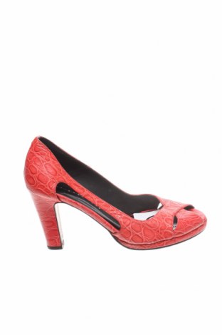 Дамски обувки Dama, Размер 37, Цвят Червен, Естествена кожа, Цена 134,00 лв.