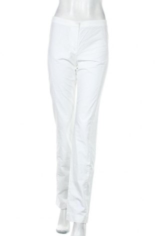 Pantaloni de femei BOSS, Mărime S, Culoare Alb, Bumbac, Preț 473,68 Lei