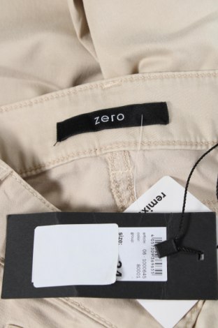 Дамски панталон Zero, Размер XS, Цвят Бежов, Цена 65,40 лв.