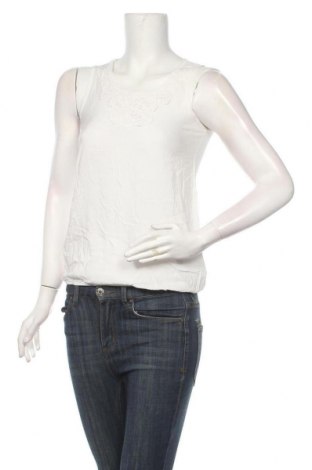 Γυναικείο αμάνικο μπλουζάκι Flame, Μέγεθος XS, Χρώμα Λευκό, Βισκόζη, Τιμή 8,18 €
