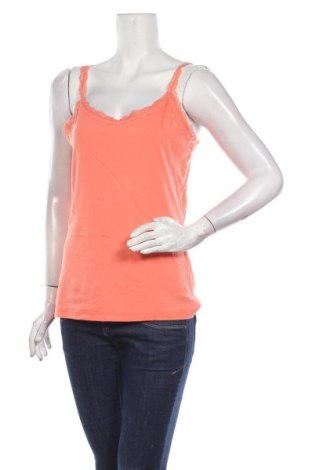 Γυναικείο αμάνικο μπλουζάκι Now, Μέγεθος XL, Χρώμα Πορτοκαλί, Βαμβάκι, ελαστάνη, Τιμή 8,18 €