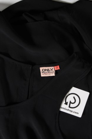 Γυναικείο αμάνικο μπλουζάκι ONLY, Μέγεθος XS, Χρώμα Μαύρο, Πολυεστέρας, Τιμή 8,18 €