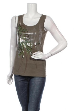 Γυναικείο αμάνικο μπλουζάκι Olsen, Μέγεθος L, Χρώμα  Μπέζ, Τιμή 8,18 €