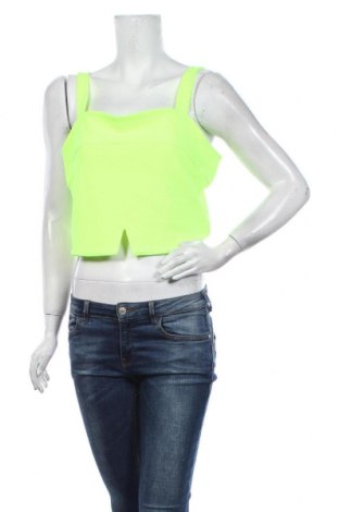Γυναικείο αμάνικο μπλουζάκι River Island, Μέγεθος L, Χρώμα Πράσινο, 97% πολυεστέρας, 3% ελαστάνη, Τιμή 9,28 €