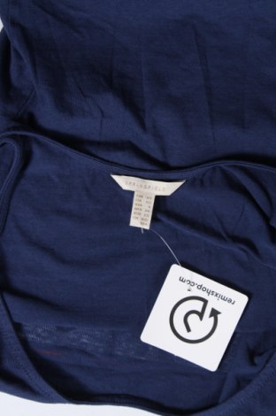 Γυναικείο αμάνικο μπλουζάκι Springfield, Μέγεθος XS, Χρώμα Μπλέ, Τιμή 12,99 €