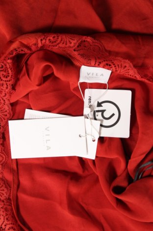 Γυναικείο αμάνικο μπλουζάκι Vila, Μέγεθος L, Χρώμα Κόκκινο, 55% πολυεστέρας, 45% βισκόζη, Τιμή 13,40 €