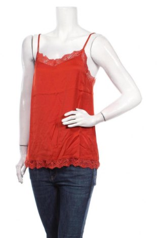 Γυναικείο αμάνικο μπλουζάκι Vila, Μέγεθος M, Χρώμα Κόκκινο, 55% πολυεστέρας, 45% βισκόζη, Τιμή 8,41 €