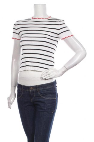 Damenpullover Zara Knitwear, Größe M, Farbe Weiß, 73% Viskose, 27% Polyamid, Preis 22,27 €