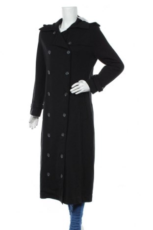 Дамски шлифер Norma Kamali, Размер M, Цвят Черен, 96% памук, 4% еластан, Цена 124,95 лв.