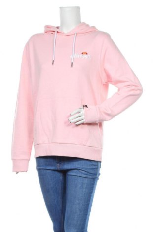 Damen Sweatshirt Ellesse, Größe M, Farbe Rosa, 80% Baumwolle, 20% Polyester, Preis 22,27 €