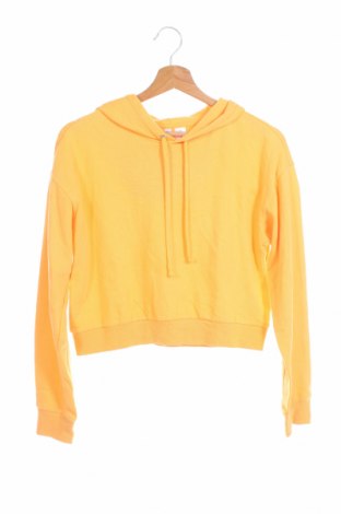 Damen Sweatshirt H&M Divided, Größe XS, Farbe Gelb, 60% Baumwolle, 40% Polyester, Preis 22,27 €