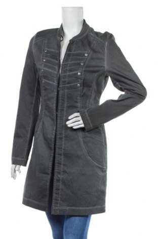 Dámsky kabát  Miss Etam, Veľkosť M, Farba Sivá, 63% bavlna, 34% polyester, 3% elastan, Cena  48,76 €