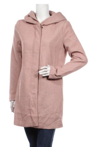 Dámský kabát  ONLY, Velikost L, Barva Růžová, 85% polyester, 15% bavlna, Cena  576,00 Kč