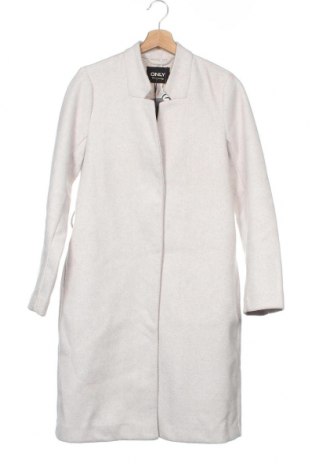 Γυναικείο παλτό ONLY, Μέγεθος XS, Χρώμα Γκρί, Πολυεστέρας, Τιμή 32,59 €