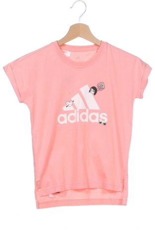 Kinder Shirt Adidas, Größe 8-9y/ 134-140 cm, Farbe Rosa, Preis 24,36 €