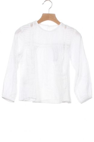 Детска блуза Mango, Размер 4-5y/ 110-116 см, Цвят Бял, Памук, Цена 25,35 лв.