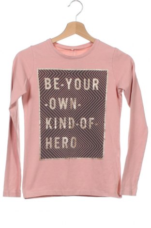 Dziecięca bluzka Name It, Rozmiar 10-11y/ 146-152 cm, Kolor Różowy, 95% bawełna, 5% elastyna, Cena 51,18 zł