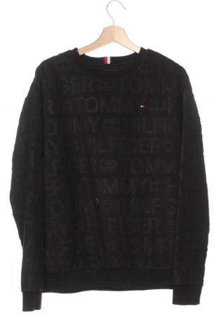 Kinder Fleece Shirt Tommy Hilfiger, Größe 15-18y/ 170-176 cm, Farbe Schwarz, Polyester, Preis 47,76 €