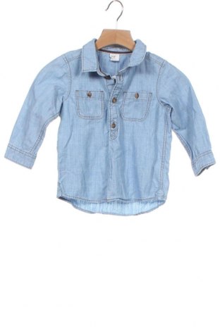 Detská košeľa  H&M, Veľkosť 12-18m/ 80-86 cm, Farba Modrá, Bavlna, Cena  18,71 €