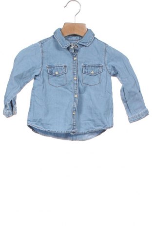 Kinderhemd Zara, Größe 12-18m/ 80-86 cm, Farbe Blau, Baumwolle, Preis 10,72 €