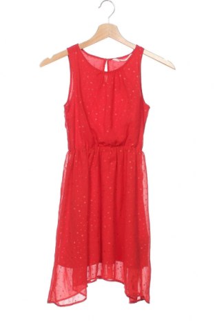 Детска рокля H&M, Размер 8-9y/ 134-140 см, Цвят Червен, 100% полиестер, Цена 14,18 лв.