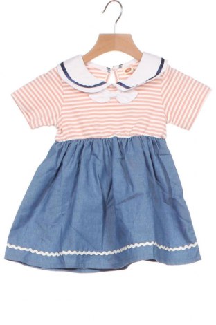 Kinderkleid SHEIN, Größe 9-12m/ 74-80 cm, Farbe Blau, 65% Baumwolle, 35% Polyester, Preis 16,24 €