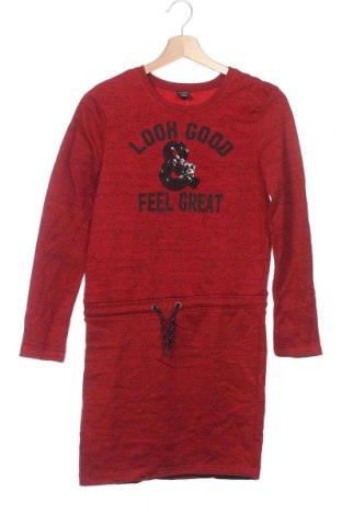 Kinderkleid Y.F.K., Größe 12-13y/ 158-164 cm, Farbe Rot, 50% Baumwolle, 50% Polyester, Preis 24,36 €