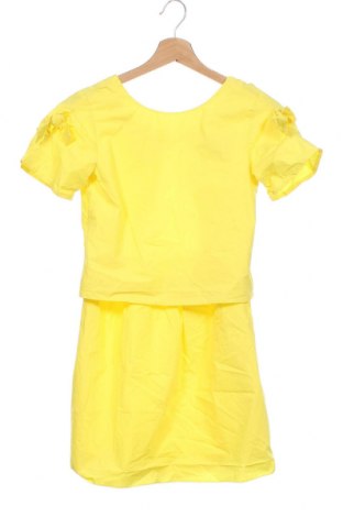 Rochie pentru copii Zara, Mărime 11-12y/ 152-158 cm, Culoare Galben, Bumbac, Preț 85,53 Lei