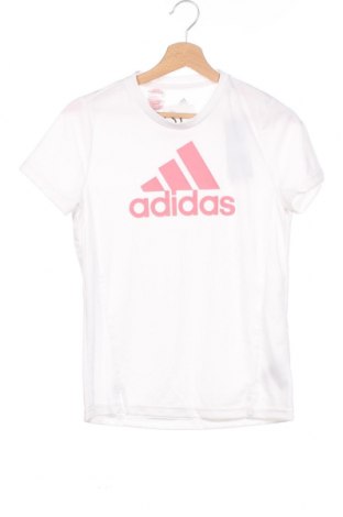 Kinder T-Shirt Adidas, Größe 14-15y/ 168-170 cm, Farbe Weiß, Polyester, Preis 24,33 €