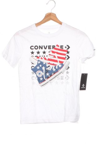 Tricou pentru copii Converse, Mărime 7-8y/ 128-134 cm, Culoare Alb, Bumbac, Preț 126,15 Lei