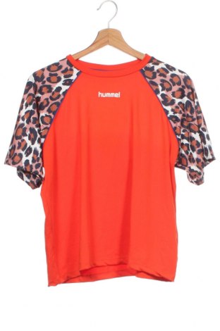 Tricou pentru copii Hummel, Mărime 15-18y/ 170-176 cm, Culoare Roșu, 95% poliester, 5% elastan, Preț 83,39 Lei