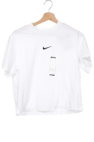 Kinder T-Shirt Nike, Größe 10-11y/ 146-152 cm, Farbe Weiß, Baumwolle, Preis 24,33 €