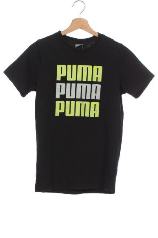 Kinder T-Shirt PUMA, Größe 12-13y/ 158-164 cm, Farbe Schwarz, Baumwolle, Preis 21,57 €