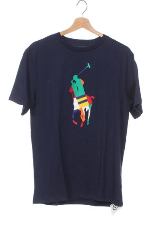 Tricou pentru copii Polo By Ralph Lauren, Mărime 15-18y/ 170-176 cm, Culoare Albastru, Bumbac, Preț 234,87 Lei