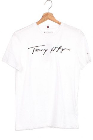 Kinder T-Shirt Tommy Hilfiger, Größe 12-13y/ 158-164 cm, Farbe Weiß, 60% Baumwolle, 40% Polyester, Preis 22,40 €