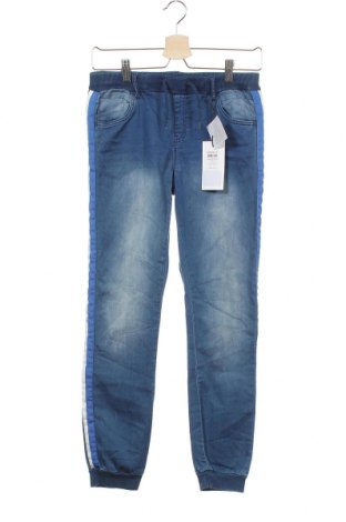 Dziecięce jeansy Name It, Rozmiar 11-12y/ 152-158 cm, Kolor Niebieski, 67% bawełna, 32% poliester, 1% elastyna, Cena 153,53 zł