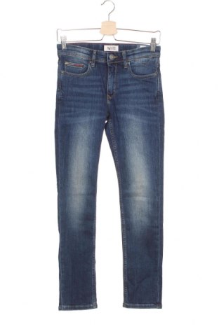 Dziecięce jeansy Tommy Hilfiger, Rozmiar 11-12y/ 152-158 cm, Kolor Niebieski, 98% bawełna, 2% elastyna, Cena 357,84 zł