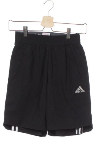 Παιδικό κοντό παντελόνι Adidas, Μέγεθος 11-12y/ 152-158 εκ., Χρώμα Μαύρο, Πολυεστέρας, Τιμή 25,98 €