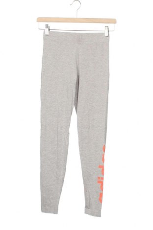 Kinderlegging Adidas, Größe 11-12y/ 152-158 cm, Farbe Grau, 92% Baumwolle, 8% Elastan, Preis 22,27 €