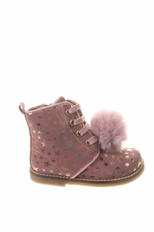 Детски обувки Oca-Loca, Размер 25, Цвят Розов, Естествен велур, естествен косъм, Цена 98,42 лв.