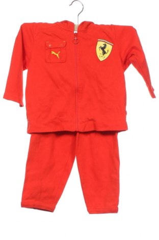 Set de sport pentru copii Ferrari X Puma, Mărime 2-3y/ 98-104 cm, Culoare Roșu, Bumbac, Preț 157,89 Lei