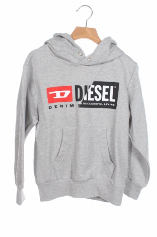 Детски суичър Diesel, Размер 7-8y/ 128-134 см, Цвят Сив, Памук, Цена 99,60 лв.