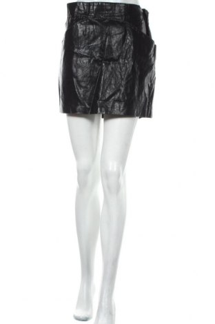 Δερμάτινη φούστα Zara, Μέγεθος L, Χρώμα Μαύρο, Τιμή 23,51 €