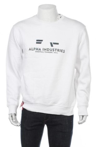 Pánske tričko  Alpha Industries, Veľkosť L, Farba Biela, 80% bavlna, 20% polyester, Cena  35,72 €