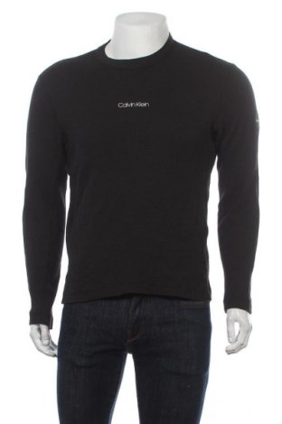Bluză de bărbați Calvin Klein, Mărime M, Culoare Negru, Bumbac, Preț 303,62 Lei
